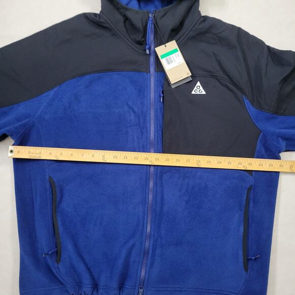 Nike ACG Wolf Tree Plus Mid Layer Hooded Jacket Medium Loose Fit HJ2458-010 - Picture 13 of 13